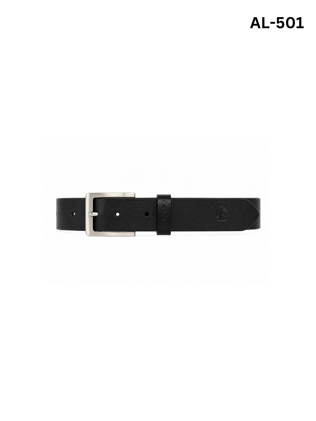 Aniline Leather Belt with Zinc Alloy Buckle