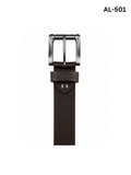 Aniline Leather Belt with Zinc Alloy Buckle AL-501