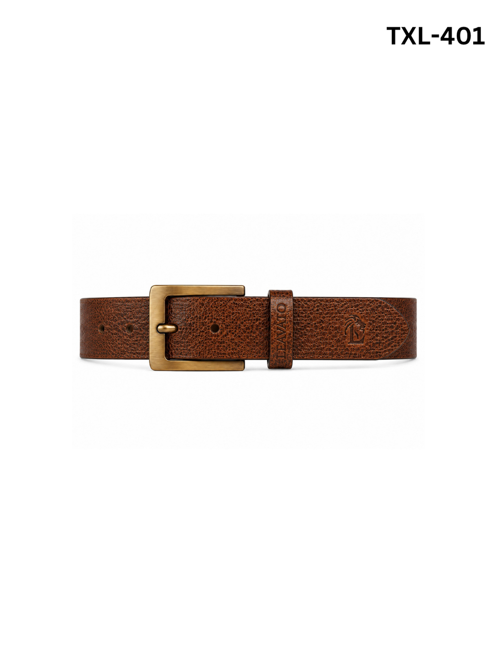 Texture Leather Belt